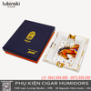 Gạt Tàn Cigar Lubinski Chính Hãng YJA-20053 – Gạt Tàn Đôi 2 Điếu Phiên Bản Kỷ Niệm Năm Ngựa, Sứ Xương Cao Cấp