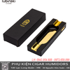 Gạt Tàn Cigar Lubinski Chính Hãng YJA-20054 – Gạt Tàn 2 Điếu Kết Hợp Gỗ & Đồng, Thiết Kế Sang Trọng