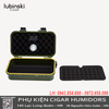 Hộp Du Lịch Ngoài Trời Dung Tích Lớn Lubinski YJA-50020 – Hộp Bảo Quản Cigar 12 Điếu, Nhựa ABS Bền Bỉ, Kèm Nhiệt Ẩm Kế & Bộ Tạo Ẩm