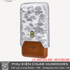 Bao Da Du Lịch 3 Điếu Lubinski YJA-50030 Chính Hãng – Da Microfiber Cao Cấp, Lót Gỗ Tuyết Tùng, Thiết Kế Hiện Đại