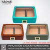 Hộp Bảo Quản Cigar Cao Cấp Lubinski YJA-60054 – Gỗ Tuyết Tùng, Hiển Thị Nhiệt Độ & Độ Ẩm Điện Tử