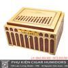 Hộp bảo quản cigar Lubinski YJA-60055 – Gỗ tuyết tùng cao cấp, chứa 80-100 điếu, phong cách sang trọng