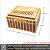 Hộp bảo quản cigar Lubinski YJA-60055 – Gỗ tuyết tùng cao cấp, chứa 80-100 điếu, phong cách sang trọng