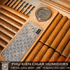 Hộp bảo quản cigar Lubinski YJA-60055 – Gỗ tuyết tùng cao cấp, chứa 80-100 điếu, phong cách sang trọng