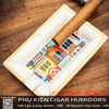 Bộ phụ kiện cigar Lubinski YJA-80034 – Bật lửa khò 2 tia và gạt tàn cao cấp, hợp kim kẽm + sứ sang trọng