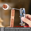 Bật Lửa Đa Năng Jobon ZB608 Chính Hãng – 3 Trong 1: Khò 1 Tia, Đục & Thông Cigar, Có Hộp Sang Trọng