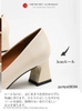 GIẦY CAO GÓT ĐẾ VUÔNG Pumps00094