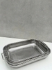 Rổ inox gác bồn rửa bát size L
