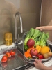 Rổ inox gác bồn rửa bát size L