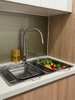 Rổ inox gác bồn rửa bát size L