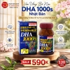 VIÊN UỐNG BỔ NÃO DHA 1000S NHẬT BẢN – 120 VIÊN