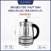 ẤM SIÊU TỐC THỦY TINH BOROSILICATE KAIYO NHẬT BẢN – 1.7L (KEK-062)
