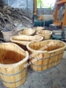 cơ sở sản xuất bồn tắm gỗ thông