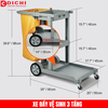 Xe dọn vệ sinh đẩy tay D-011-B
