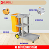 Xe dọn vệ sinh đẩy tay D-011-B