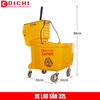 Thùng lau nhà có bánh xe bằng nhựa, mã: B-040D