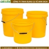 Xô nhựa vàng 10L