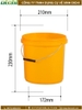 Xô nhựa vàng 10L