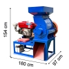 Máy băm xơ dừa B450 đầu nổ