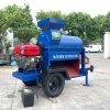 Máy băm xơ dừa B1200 bệ kéo đầu nổ