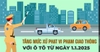 Cập nhật mức phạt vi phạm giao thông với ô tô năm 2025