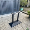 Chân bàn sắt đôi mâm vuông vồng 400x800mm CS-D4080