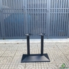 Chân bàn sắt đôi mâm vuông vồng 400x800mm CS-D4080