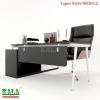 Chân bàn văn phòng lắp ráp 2 chân gác tủ Taper Style 900 x 1800mm