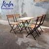 Bàn ghế  ngoài trời mini gấp gọn KALA - 01