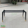 Chân bàn ăn đa giác vàng 800x1600mm CBA-DGV16