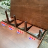 Chân sofa bán nguyệt BN3N màu titan 10cm - 12cm - 15cm - 18cm