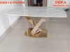 Chân bàn Ăn Stratos Mạ Vàng Nhập Khẩu CBA10-PVDNK