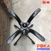 Chân bàn gang đúc mặt bích sắt tròn CG-4N-BICH