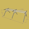 Gia công chân bàn họp 1200x2400mm theo thiết kế