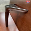 Chân sofa bán nguyệt BN3N màu titan 10cm - 12cm - 15cm - 18cm