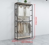 Kệ sắt treo quần áo shop KS02