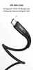 Cáp dù sạc nhanh Type C to Type C Bagi PD 65W dài 1.2m PD-C120