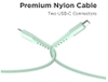 Cáp Sạc JINYA TechLink USB-C To C  1.8 meter&6ft