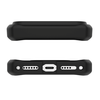 Ốp Lưng ITSKINS Hybrid R Nylon Magsafe iPhone 18 - 18 Pro - Black
