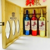 Hộp Quà 3 Chai Rượu Vang Đỏ Vàng Xanh 750ml Ý