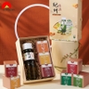 Hộp quà Tết 2025 Rượu Mơ Nakano Miiri Nhật Bản 720ml + Hạt Mứt Sấy