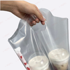Túi đựng 2 ly trà sữa có vách ngăn giữa