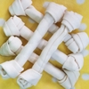 Rawhide Knotted Dog Bones - Xương da bò vị sữa 22cm - 500g
