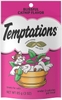 TEMPTATIONS Crunchy and Soft Cat Treats - Blissful Catnip Flavor 85gr
