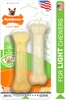 Nylabone Chicken and Original Flavor Dog 2 Bones Per Pack