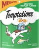 TEMPTATIONS Crunchy and Soft Cat Treats - Seafood Medley Flavor 180gr