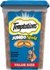 TEMPTATIONS JUMBO STUFF Crunchy and Soft Cat Treats - Savory Salmon Flavor 454g
