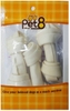 Pet8 HS05 White Bone Rawhide 4-5.5" 3pcs