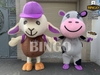 Mascot con bò Bubs