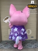 Mascot Con Cáo Hồng
